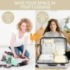 Reseorganiserare packkuber till resväska 7st väskinsatser beige