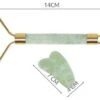 Äkta jade natursten gua sha och roller