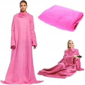 Superstor Hoodie Blanket | XXL Filtmorgonrock Rosa