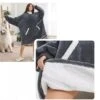 Snuggie hoodie blanket oversize filttröja grå