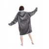 Snuggie hoodie blanket oversize filttröja grå