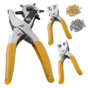 Hålslag 6 Storlekar - 3st Verktyg för Läder | Öljettång med Öljetter