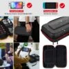 Hård förvaringsväska för nintendo switch/switch oled svart