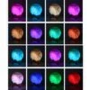 3d rgb månlampa med fjärrkontroll | nebula 16 färger 4 lägen 15cm
