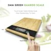 Digital köksvåg brevvåg bambu 5kg/1g