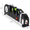 Vattenpass med laser | laservattenpass med inbyggt måttband 250cm