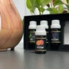 6-pack eteriska oljor | eukalyptus, apelsin, tea tree, mynta, lavendel och tall 10ml