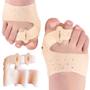 2-Pack Hallux Valgus Tåseparerare Gel