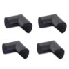Hörnskydd i skum 4-pack svart