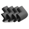 Hörnskydd i skum 4-pack svart