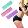 Träningsband | 3-pack elastiska motståndsband för träning