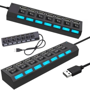 7x USB 2.0 Splitter Hub