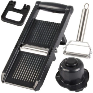 2-i-1 Grönsaksskalare Grönsaksstrimlare Rostfritt Stål