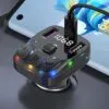 Bluetooth biladapter laddare pd | trådlös fm-sändare & musikspelare med usb