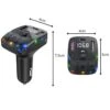 Bluetooth biladapter laddare pd | trådlös fm-sändare & musikspelare med usb