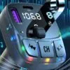 Bluetooth biladapter laddare pd | trådlös fm-sändare & musikspelare med usb