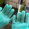Diskhandskar i silikon | skrubbhandskar med diskborste