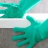 Diskhandskar i silikon | skrubbhandskar med diskborste