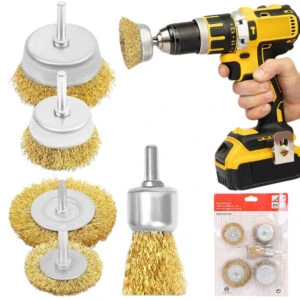 Slipborstar i Mässing till Borrmaskin och Skruvdragare