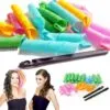 Hårrullar heatless curling papiljotter 18-pack