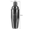 Cocktailset | 6 delar bartenderset cocktailshaker i rostfritt stål