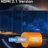 Hdmi 2. 1 videokabel – ultra high speed 8k 60hz 4k 120hz 1,5 m