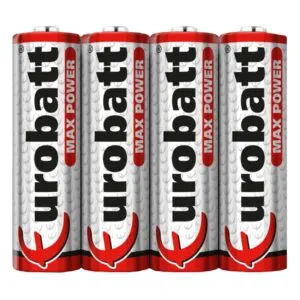 4-Pack AA/R6 Batterier Max Power