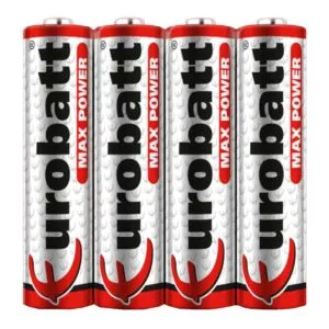 4-Pack AAA/R3 Batterier Max Power