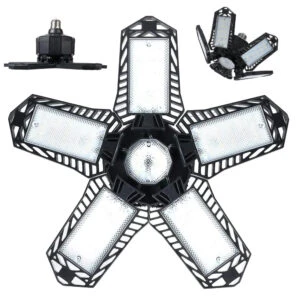 Vikbar LED Verkstadslampa E27 80W 8000LM