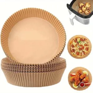 200st Bakplåtspapper för Air Fryer Luftfritös 16cm