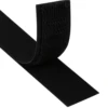 Klippbart självhäftande kardborreband svart 2,5cm x 5m