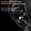 Usb-c in-ear hörlurar med sladd dac svart
