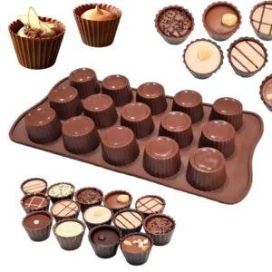 Silikonform för Praliner och Ischoklad