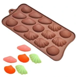 Silikon Bakform för Godis, Choklad och Praliner Snäckskal