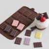 Silikon chokladform mini chokladkakor godis bakning