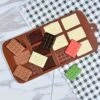 Silikon chokladform mini chokladkakor godis bakning