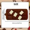 Silikon chokladform mini chokladkakor godis bakning
