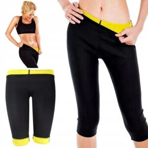 Neopren Träningshorts Leggings med Sauna Effect XXL