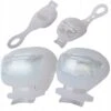 2st LED Cykellampor med Batteri Vit