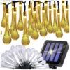 Solcellsdriven Istappslinga för Trädgård & Balkong - 20 LED