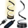 Spiral LED Skrivbordslampa med USB-styrning och 3 Ljusstyrkor