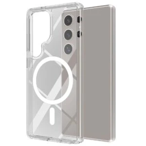 Galaxy S24 Ultra Magnetiskt Mobilskal Magsafe Kompatibel Genomskinligt