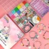 Diy smyckesset för armband och halsband – extra stort pärlkit med 48 färger och tillbehör