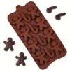 Silikonform Pepparkaksgubbar Godis, Choklad, Kakor