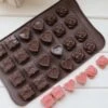 Chokladform silikonform för praliner och godis bakning