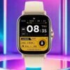 Fitpro smart klocka med 2 armband | mäter puls, blodtryck, sömn och rörelse | guld