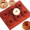 Silikon bakform för spiral donuts, churros, kakor, muffins cupcakes och jello