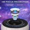 Stjärnprojektor med planetarium led galaxy lampa