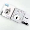 Tws trådlösa in-ear hörlurar enc, bluetooth 5. 3, lcd‑display och touchkontroller vit